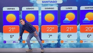 Santiago registrará la mínima más baja de la semana este sábado: Pronostican una 'muy agradable' tarde soleada