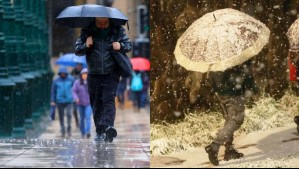Pronostican lluvias y nevadas moderadas en el centro sur desde este sábado: Aquí registrarán los montos más importantes
