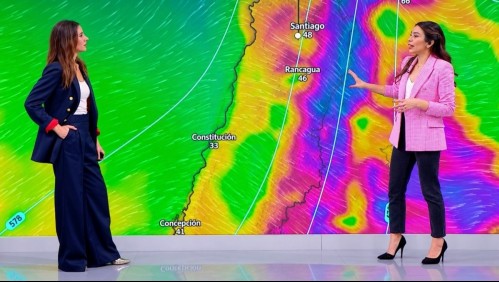'Hay que poner atención': Meteoróloga de Megatiempo anticipa fuertes rachas de viento en Santiago este domingo