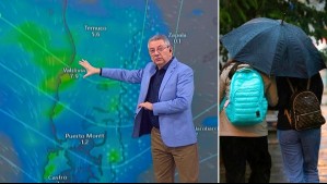 Comienza el temporal: Jaime Leyton detalla dónde habrá lluvia intensa y vientos de hasta 90 km/h este martes y miércoles
