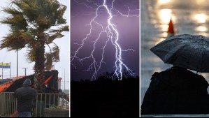 Temporal azotará estos sectores de cuatro regiones: Advierten por lluvias, tormentas, marejadas y viento de 110 km/h