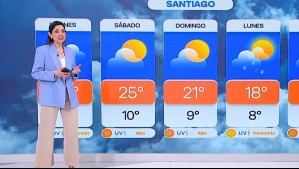 'Podrían registrarse algunas gotitas' en Santiago este viernes: Adelantan cómo estará la capital el resto de la semana