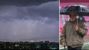 'No es una lluvia homogénea': A esta hora se concentrará la mayor probabilidad de tormentas en la Región Metropolitana