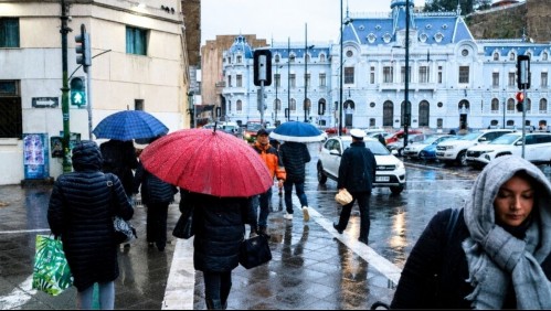 Sistema frontal alcanzará la región de Valparaíso: Todas estas comunas recibirán precipitaciones el viernes