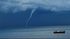 'Posible desarrollo de nubes convectivas': Trombas marinas podrían afectar sectores dos regiones hasta esta hora