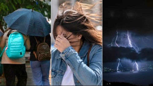 Precipitaciones desde Tarapacá hasta Magallanes: Lluvias abarcarán 15 regiones con vientos y tormentas en estos sectores