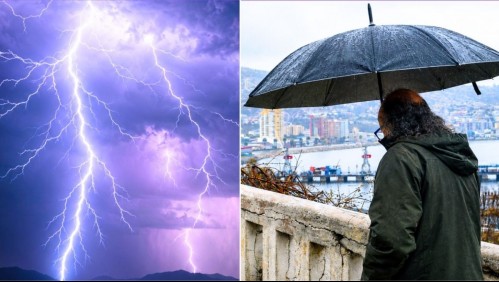 Lluvia y tormentas eléctricas llegan a la región de Valparaíso: DMC actualiza el pronóstico para estas comunas
