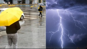 DMC actualiza aviso para 10 regiones: Tormentas eléctricas y 'precipitaciones fuertes' desde Coquimbo hasta Los Lagos
