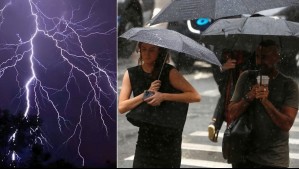 Lluvias abarcarán 10 regiones durante este martes: Aquí habrá precipitaciones con vientos y tormentas eléctricas