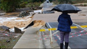 'Pueden superar los 100 mm' en la zona central: Advierten posibles activaciones de quebradas y remociones en masa
