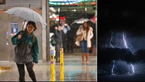 Lluvias de norte a sur y tormentas eléctricas este jueves: Pronóstico oficial anticipa precipitaciones en 11 regiones