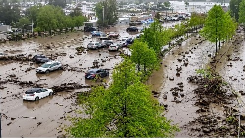 'Este aluvión todavía está en curso': Alejandro Sepúlveda advierte por emergencia en el sector oriente de Santiago