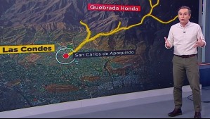 'Cayeron 13 milímetros de agua en una hora': Alejandro Sepúlveda explica por qué se produjo el aluvión en Las Condes