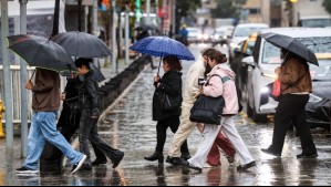 Es oficial: Esta es la cantidad de lluvia que caerá en las regiones de Coquimbo, Valparaíso y Metropolitana este lunes