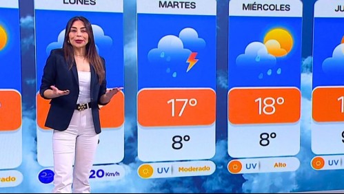 'La baja presión va a hacer de las suyas' en Santiago: Pronóstico en detalle para este lunes y los próximos días