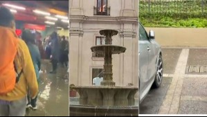Decretan alerta roja en la Región Metropolitana: Lluvias intensas, tormentas y granizos seguirían hasta esta hora