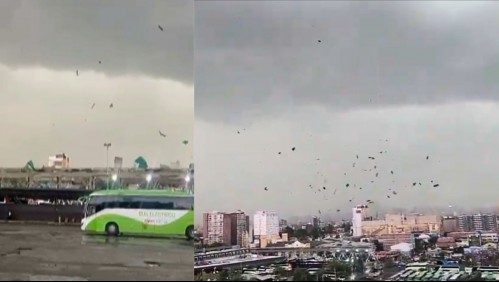 Vientos de más de 130 km/h en Santiago: DMC califica el fenómeno de Estación Central como un tornado EF-0