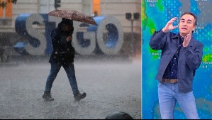 Alejandro Sepúlveda actualiza el pronóstico de lluvias en Santiago: El peak del evento se producirá durante estos días