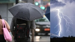 Lluvias se extenderán por 12 regiones este lunes: También registrarán tormentas eléctricas en todas estas localidades