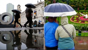 Hasta 35 mm de lluvia en sectores de la RM y Valparaíso: Esta es la alerta oficial por intensas precipitaciones