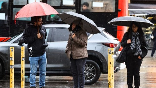Lluvia en Santiago