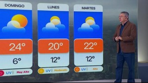 'Panorama apto para actividades al aire libre': Jaime Leyton detalla el pronóstico de Santiago para este sábado
