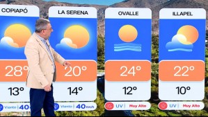 Tiempo estable: Jaime Leyton presenta su pronóstico del tiempo para todo el país este martes 27 de octubre