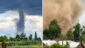 Tornado en O´Higgins: Estos son los primeros registros del fenómeno que se presentó en Requínoa