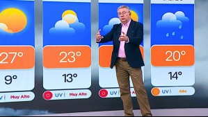 'Va a subir muy rápido la temperatura' en Santiago este miércoles: Jaime Leyton adelanta cuándo volverán las lluvias