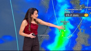 'Podrían generar algún tipo de afectación': Detallan los acumulados de lluvia en la zona central para este fin de semana